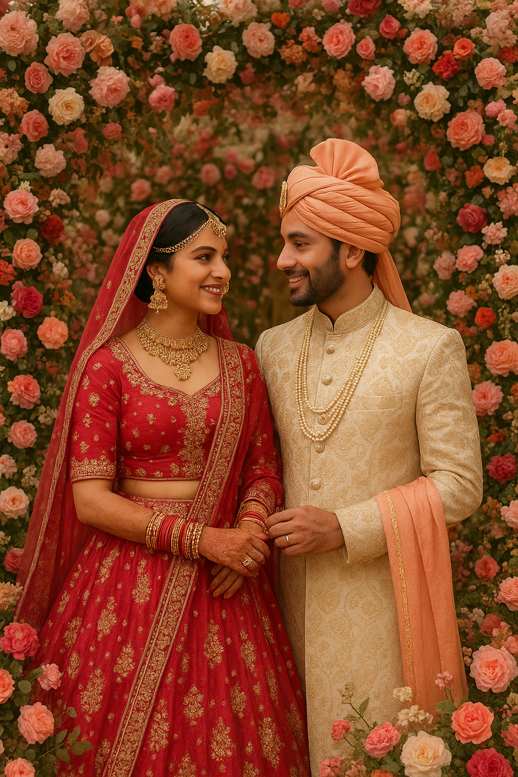 Flowering wedding 